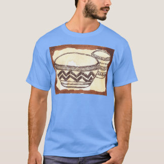 Camiseta Potes de argila africanos do Lodge Dcor
