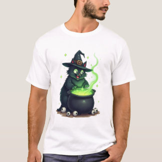 Camiseta Potion-Brewing Cat