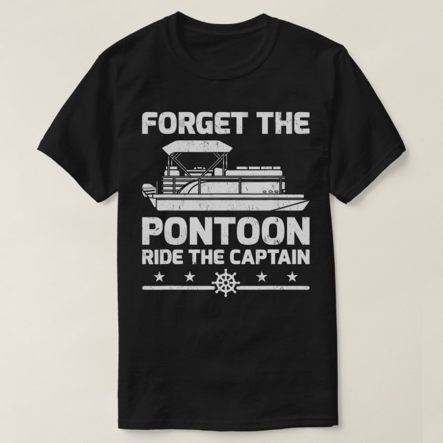 Camiseta Pôton Capitão Gift Esquece O Pôneo Andar O C (Frente do Design)