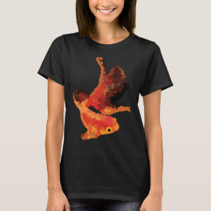 Camiseta Potrato de Peixe Dourado Poligon