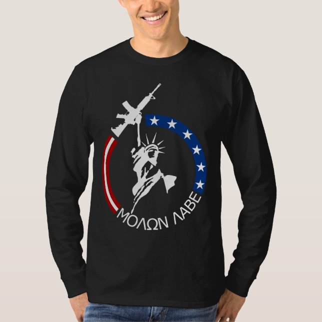 Camiseta Potro M4A2 - MOLON LABE (Frente)