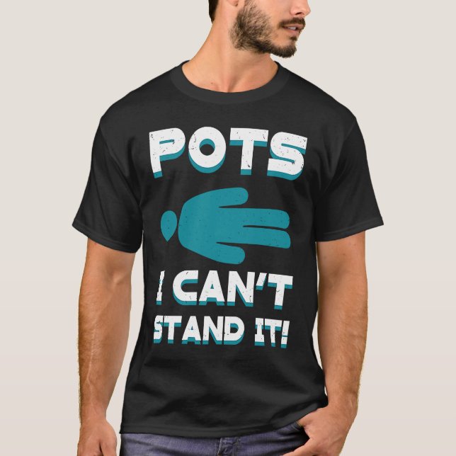 Camiseta POTS Awareness Turquoise Ribbon Dysautonomia Neuro (Frente)
