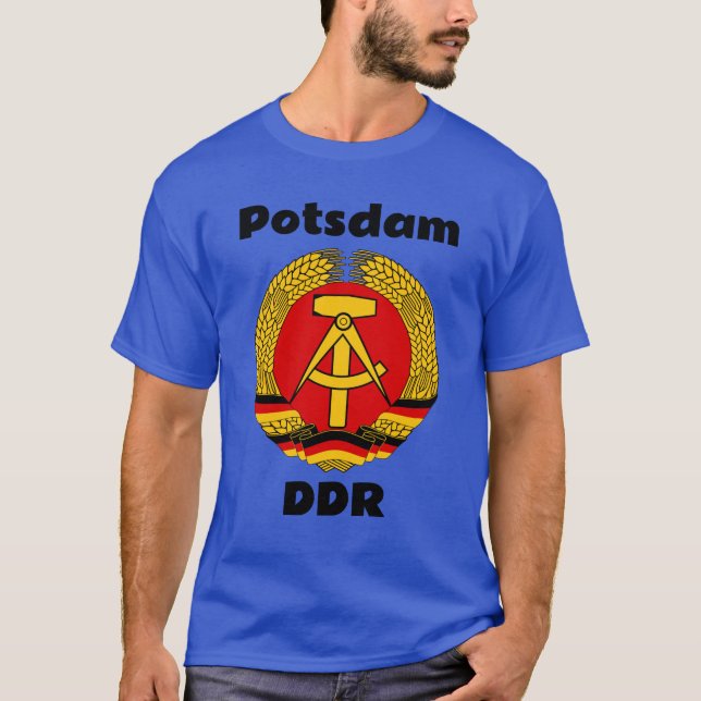 Camiseta Potsdam, Alemanha Oriental (DDR, GDR) (Frente)