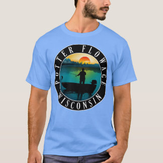 Camiseta Potter Flowage Wisconsin Fisheries