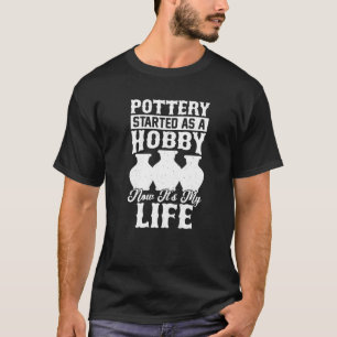 Camiseta Pottery Funny Cerâmica Clay Maker Pottering Premiu