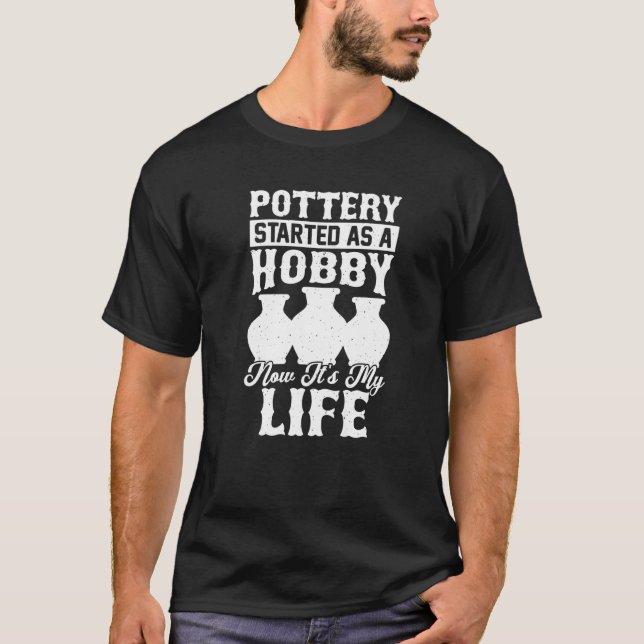 Camiseta Pottery Funny Cerâmica Clay Maker Pottering Premiu (Frente)