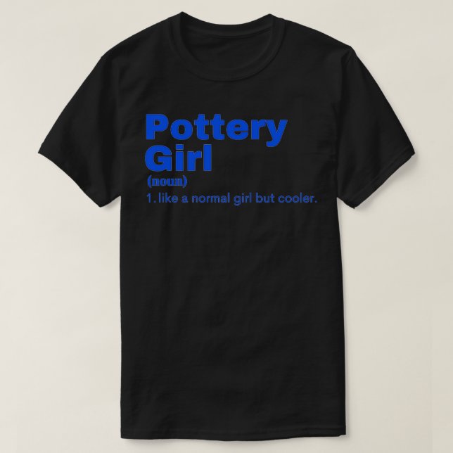 Camiseta Pottery Girl 1 (Frente do Design)