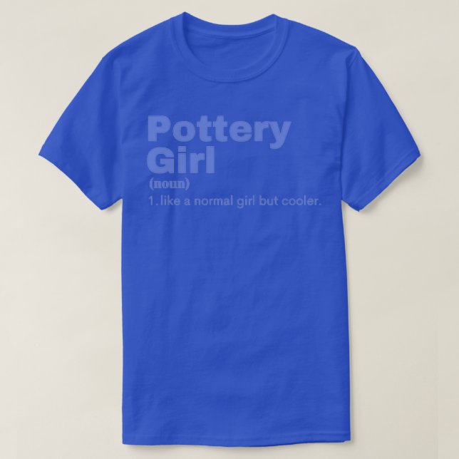 Camiseta Pottery Girl 7 (Frente do Design)