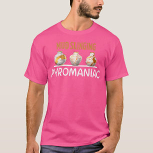 Camiseta Pottery Pyromiac Lama Enrolando Cerâmica Engraçada