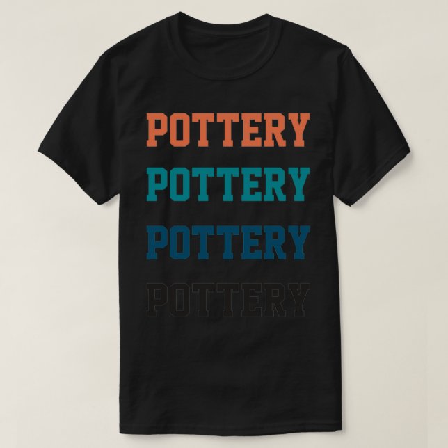 Camiseta Pottery Vintage (Frente do Design)