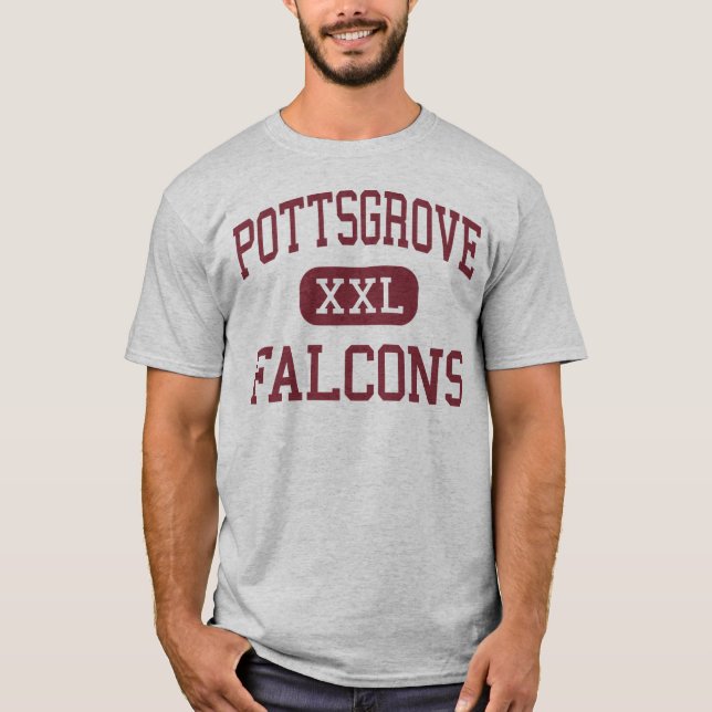 Camiseta Pottsgrove - Falcons - alto - Pottstown (Frente)