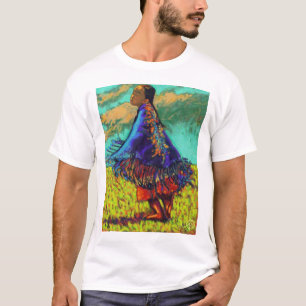 Camiseta pouca águia do espírito em vôo