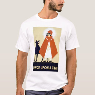 Camiseta Pouca capa de equitação vermelha WPA 1937