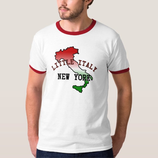Camiseta Pouca Italia New York (Frente)