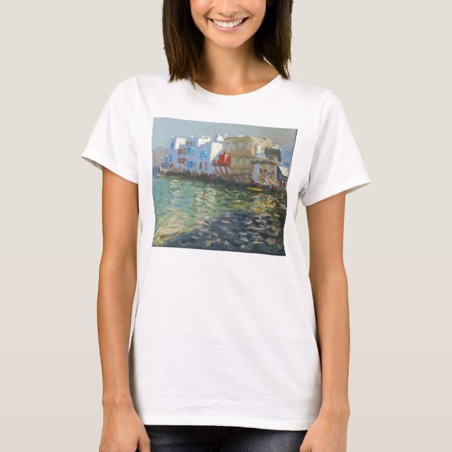 Camiseta Pouca Veneza Mykonos (Frente)