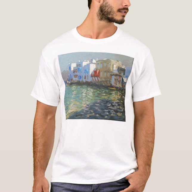 Camiseta Pouca Veneza Mykonos (Frente)