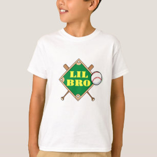 Camiseta Pouco diamante de basebol de Bro