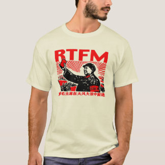 Camiseta Pouco livro vermelho do RTFM Mao