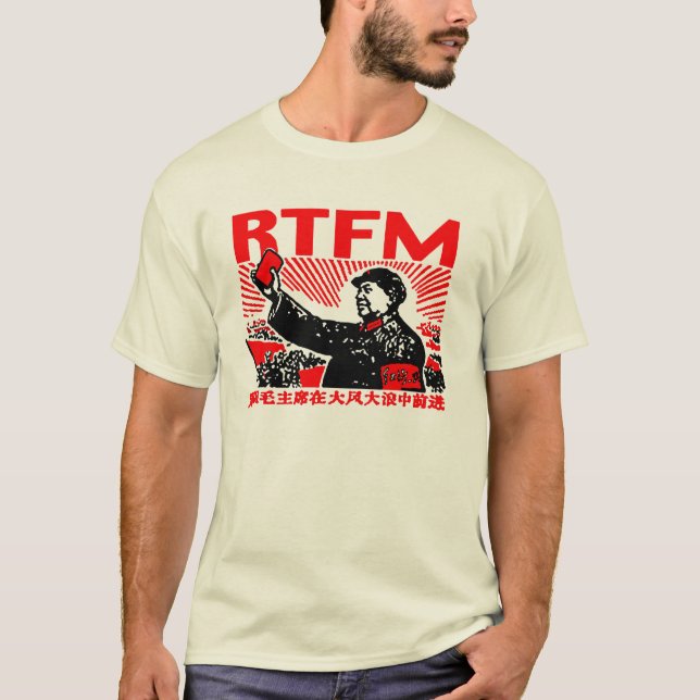 Camiseta Pouco livro vermelho do RTFM Mao (Frente)
