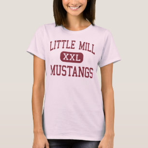 Camiseta Pouco moinho - mustang - meio - Cumming Geórgia