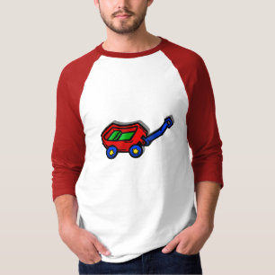 Camiseta pouco vagão vermelho