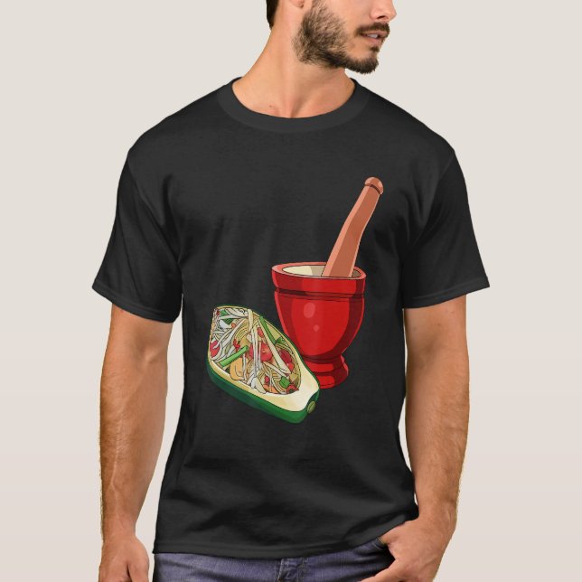 Camiseta POUND IT Espicura Verde Tailandesa Papaya Salad kh (Frente)