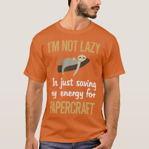 Camiseta Poupança de Artesanato de papel para papelada
