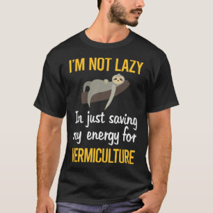 Camiseta Poupança de energia Vermicicultura Vermicompost