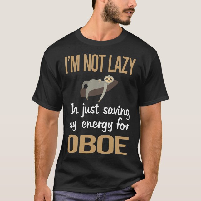 Camiseta Poupando Energia Oboé (Frente)