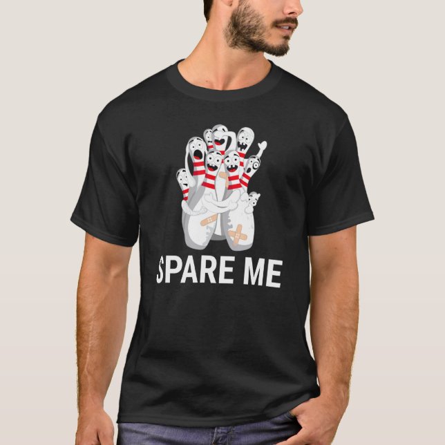 Camiseta Poupe-me à Equipe Engraçada de Boliches (Frente)