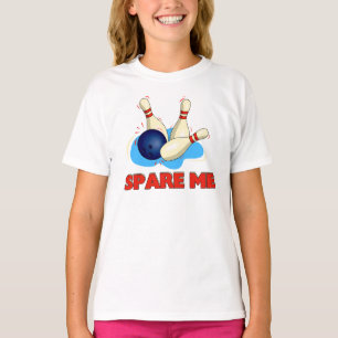 Camiseta POUPE-ME T GRÁFICO da BOLICHE do divertimento