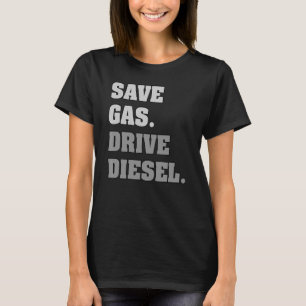 Camiseta Poupe o diesel da unidade de gás