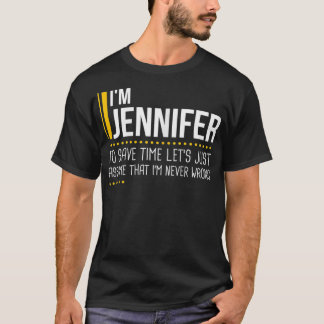 Camiseta Poupe Tempo Vamos Presumir Que Jennifer Nunca Está