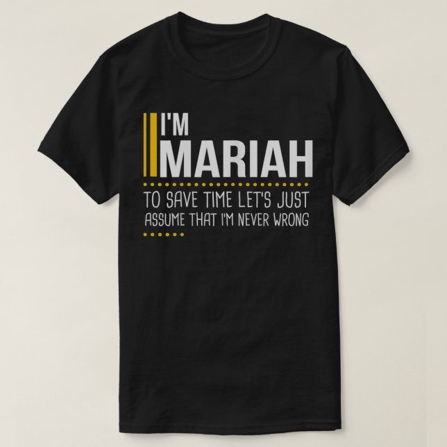 Camiseta Poupe Tempo Vamos Presumir Que Mariah Nunca Está E (Frente do Design)