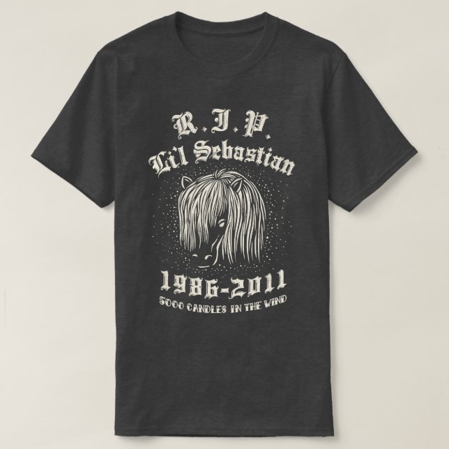 Camiseta Pour um fora para Lil Sebastian (Frente do Design)