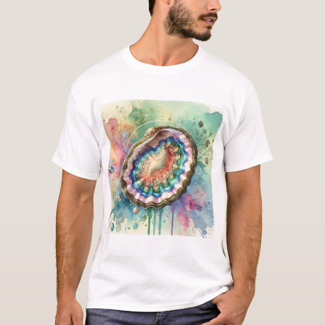 Camiseta Pourtales abalone 170724AREF126 - Watercolor (Frente)