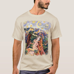 Camiseta Pousada Personalizada Zion Angels Landing Van Gogh