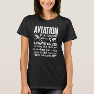 Camiseta Pousos do Dia da Aviação Aviador Piloto Capitão Ho