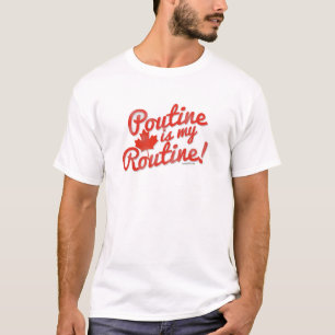 Camiseta Poutine é minha rotina
