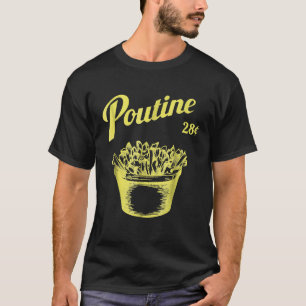 Camiseta Poutine Retrô   Canadá   Montreal