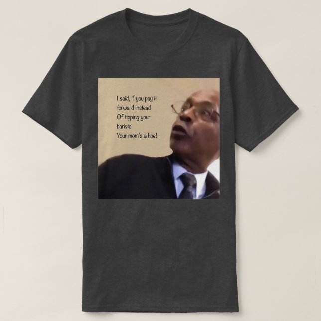 Camiseta POV Youre a barista (Frente do Design)