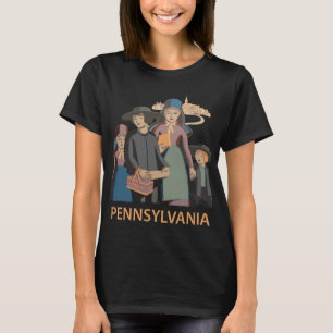 Camiseta Povo Folclórico da Terra Viagens Pensilvânia