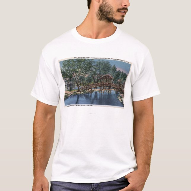 Camiseta Povoado indígeno, Colorado - casa de barco & (Frente)