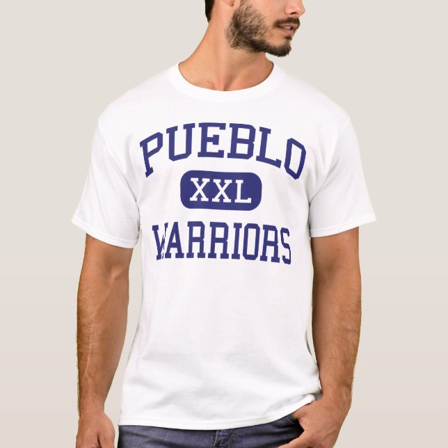 Camiseta Povoado indígeno - guerreiros - segundo grau - (Frente)