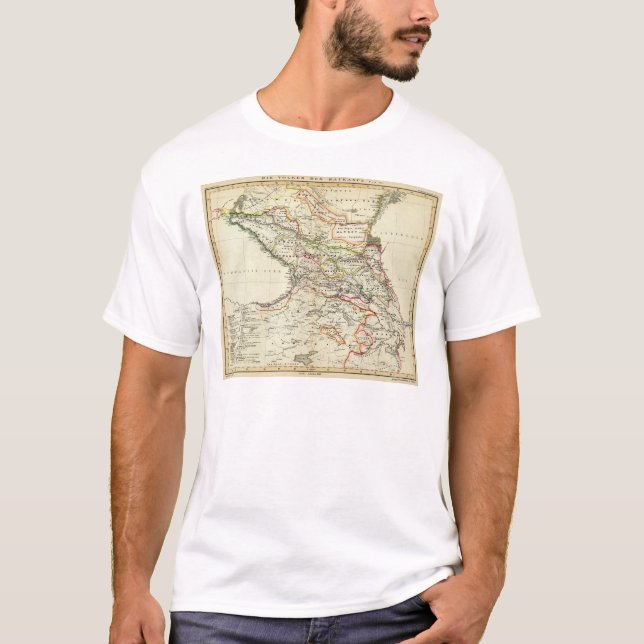 Camiseta povos do Cáucaso (Frente)