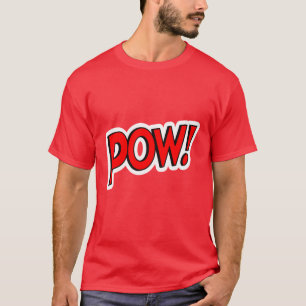 Camiseta POW! Gráficos Malucos Vermelho