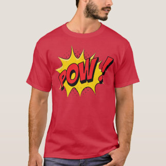 Camiseta POW - Quic Book Cartoon Engraçado Pop Art