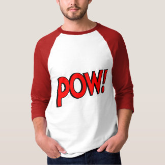 Camiseta POW! Screwball Gráficos Manga Raglan 3/4