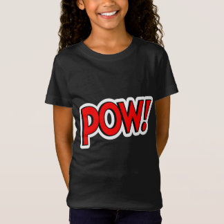 Camiseta POW! Screwball Gráficos Preto