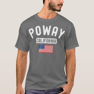 Camiseta Poway California Flag Vintage Cali Bear San Di
